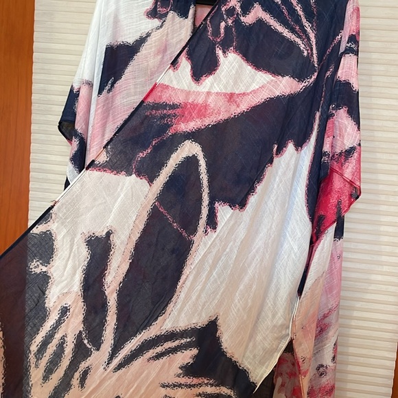 Kimono NWT beautiful blue and pink design - Picture 9 of 16